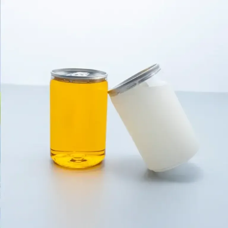180ml Clear Pull-Ring PET Cans Bottles