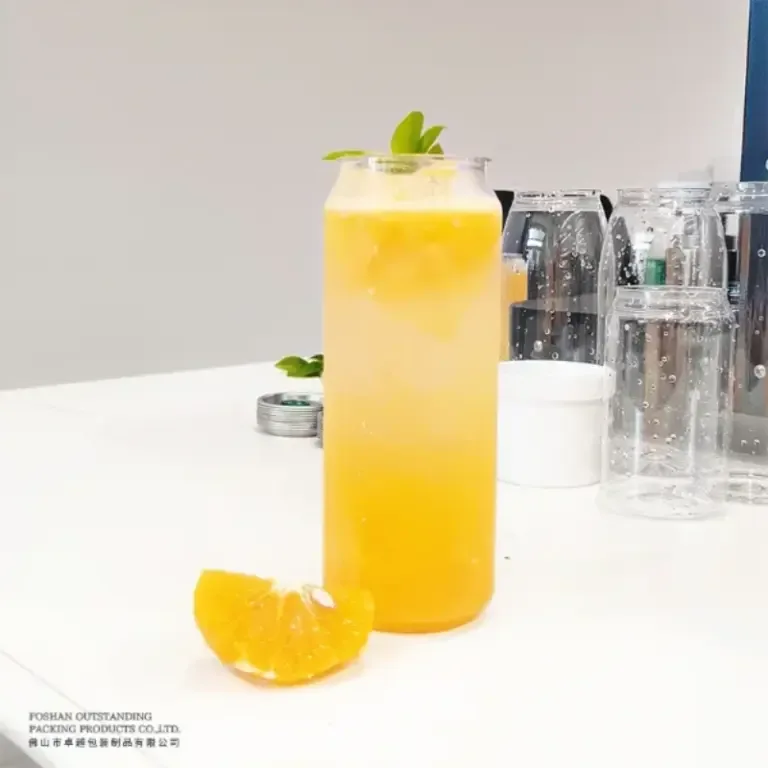 Juice Bottle Beverage Plastic Can 202