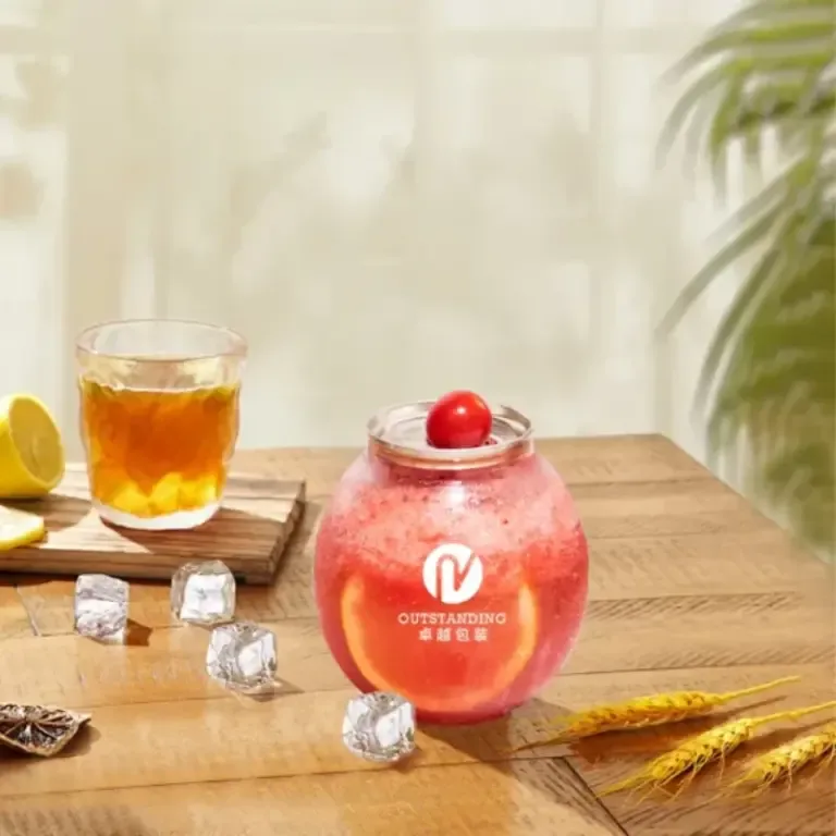 PET Plastic Round Juice Soft Drink Can