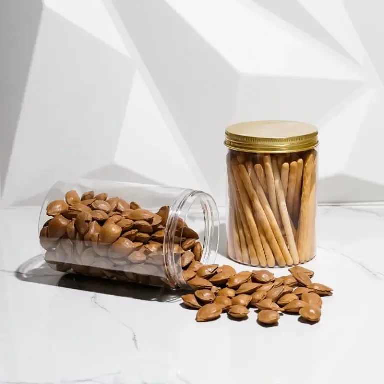 16oz Plastic Jar with Screw Lid