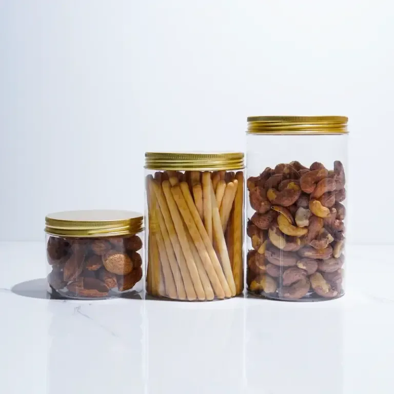Clear PET Food Storage Jar