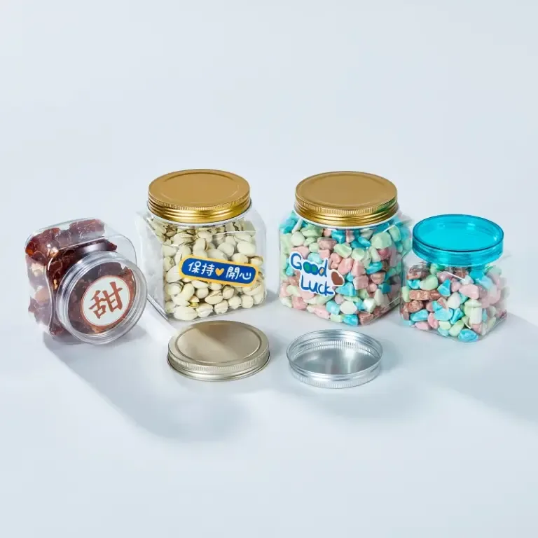 PET Transparent Candy Plastic Jar